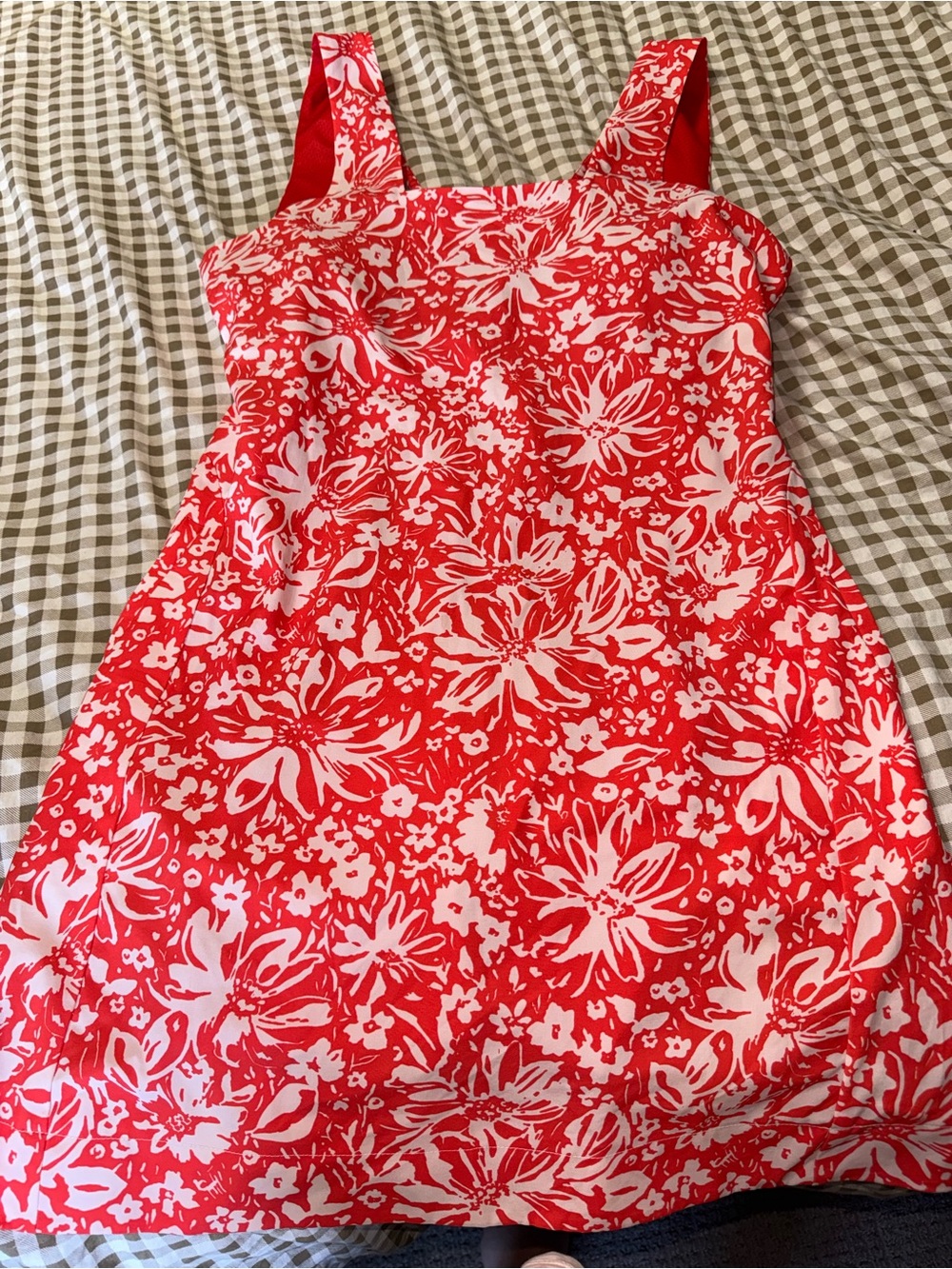 Krimson Klover Red and White Floral Mini Dress